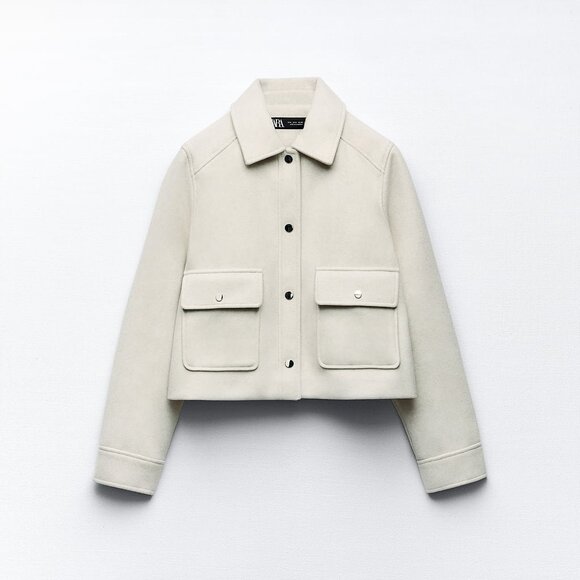 ☆ドイツ発*ZARA*新作*ZIPフーデッドジャケット/ECRU☆ HOODED JACKET - Ecru | ZARA United States